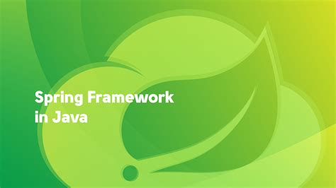 Spring framework java. Things To Know About Spring framework java. 